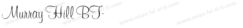 Murray Hill BT字体转换